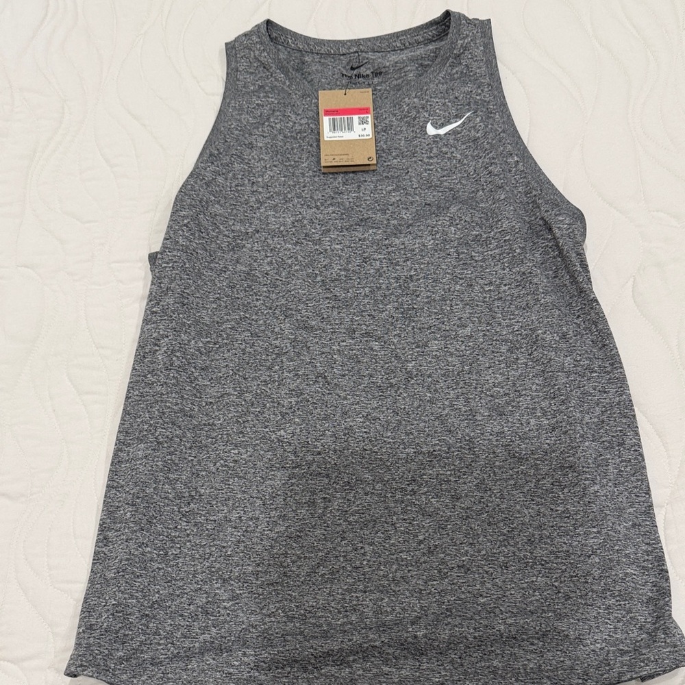 Nike Women's Heather Gray Tank Top